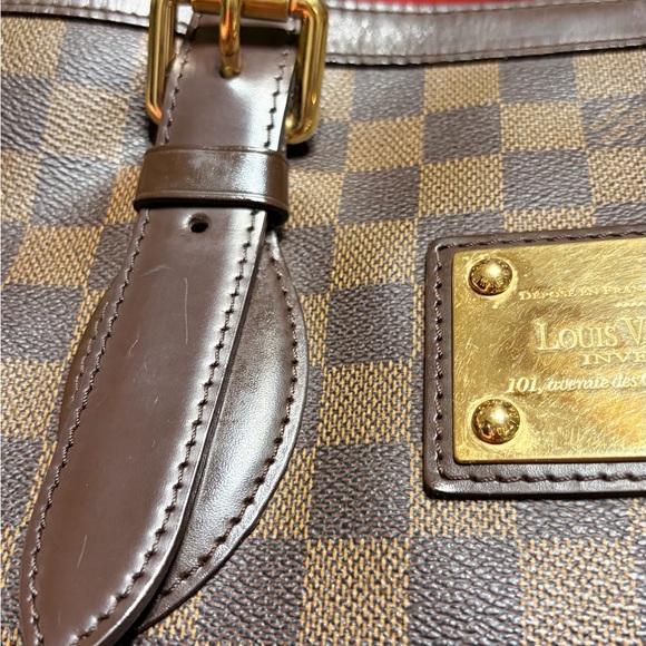 Louis Vuitton Hampstead Dark Brown Checkered Tote - Picture 10 of 16